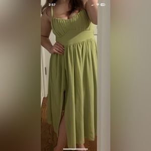 small green abercrombie n fitch dress (worn once)